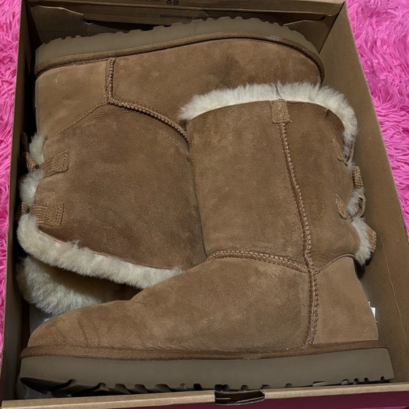UGG Bailey Corduroy Bow Boots - Picture 2 of 8